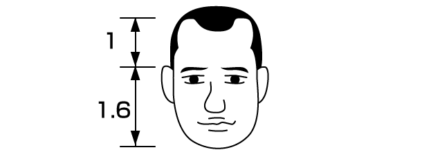 薄毛がかっこよく見える図